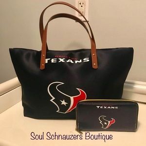 Houston Texans  SOFT Tote Bag and wallet (set)